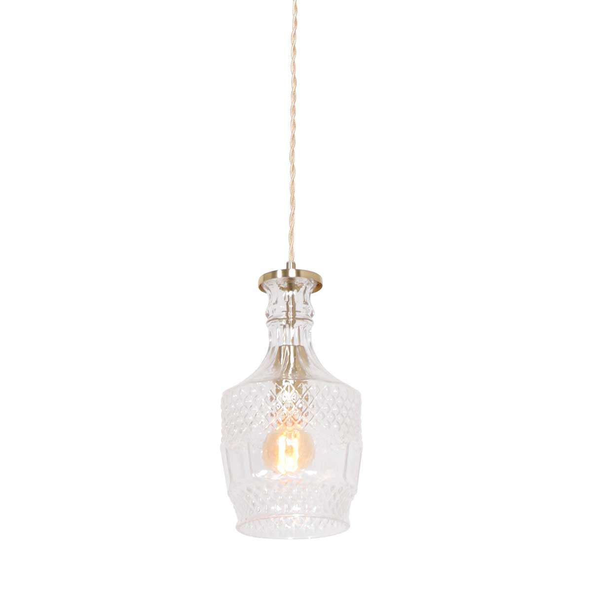 Steinhauer - 3494ME - Pendant lamp Grazio Glass