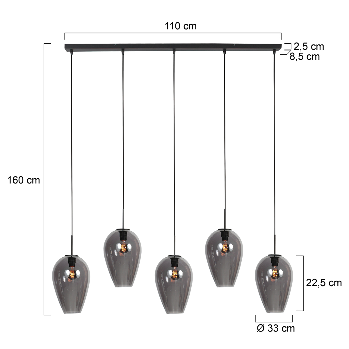 Steinhauer&nbsp;Pendelleuchte HaloSwap  Drovia&nbsp;4284ZW