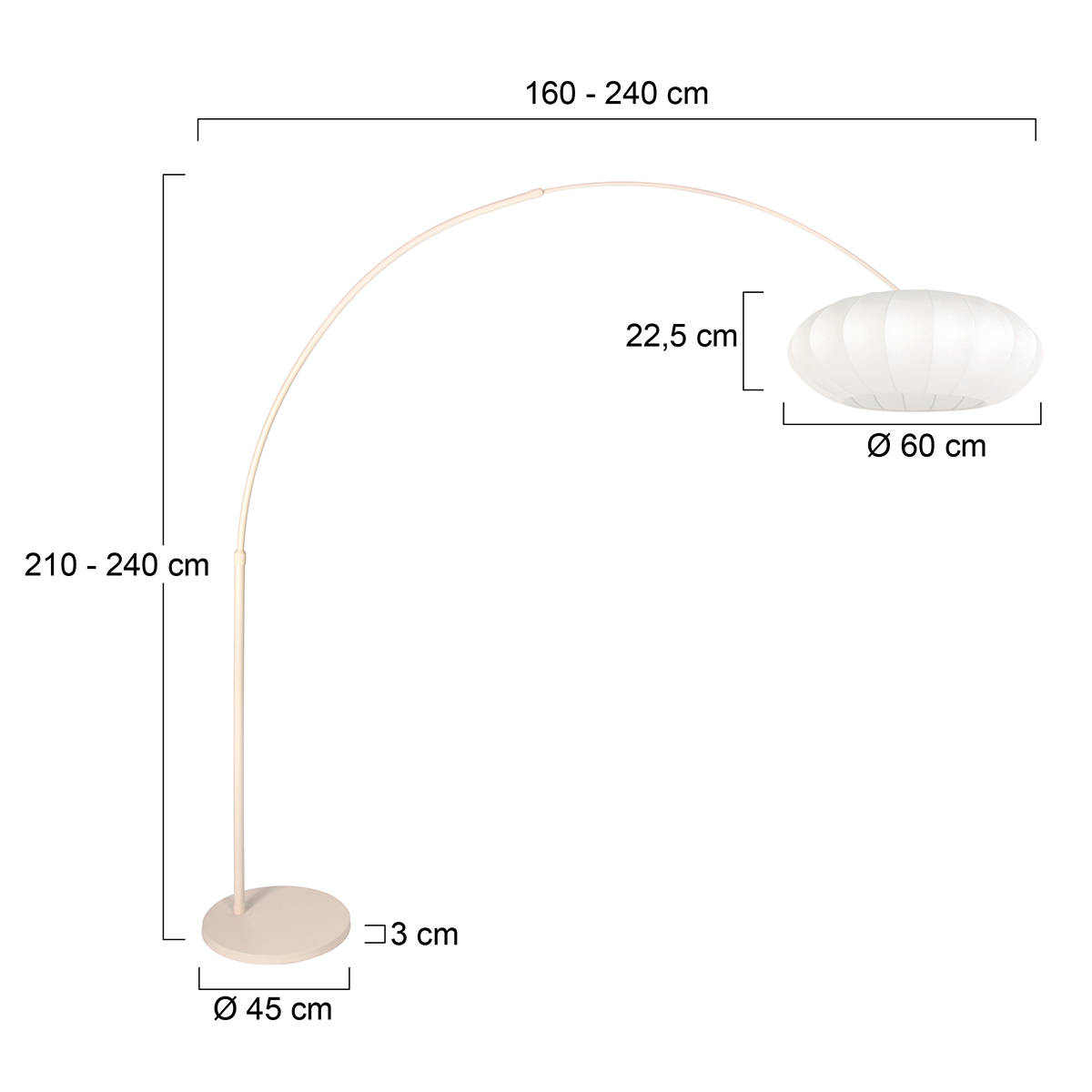 Steinhauer&nbsp;Bogenlampe Luma-Nola &nbsp;4318CR