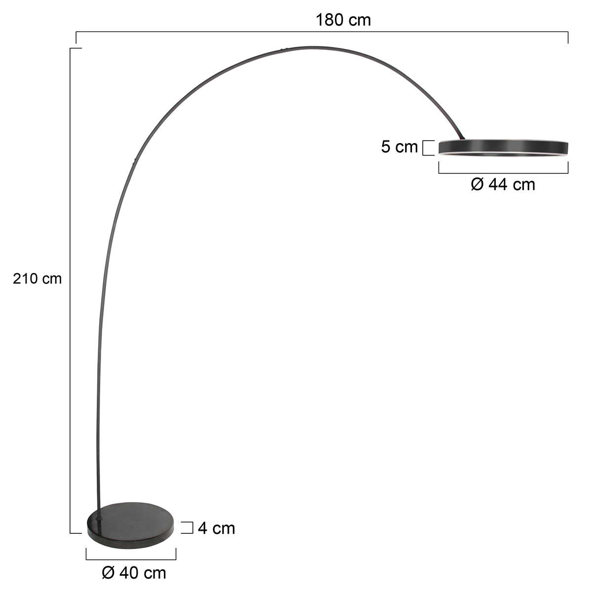 Steinhauer&nbsp;Bogenlampe Luna-Arc &nbsp;4324ZW