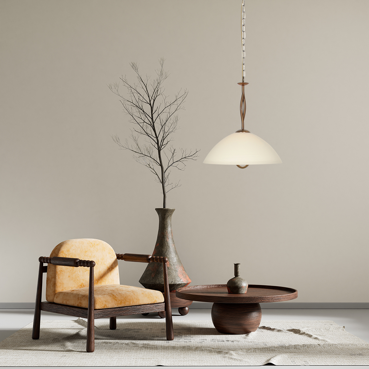 Steinhauer - 4327BR - Hängeleuchte Anthea 