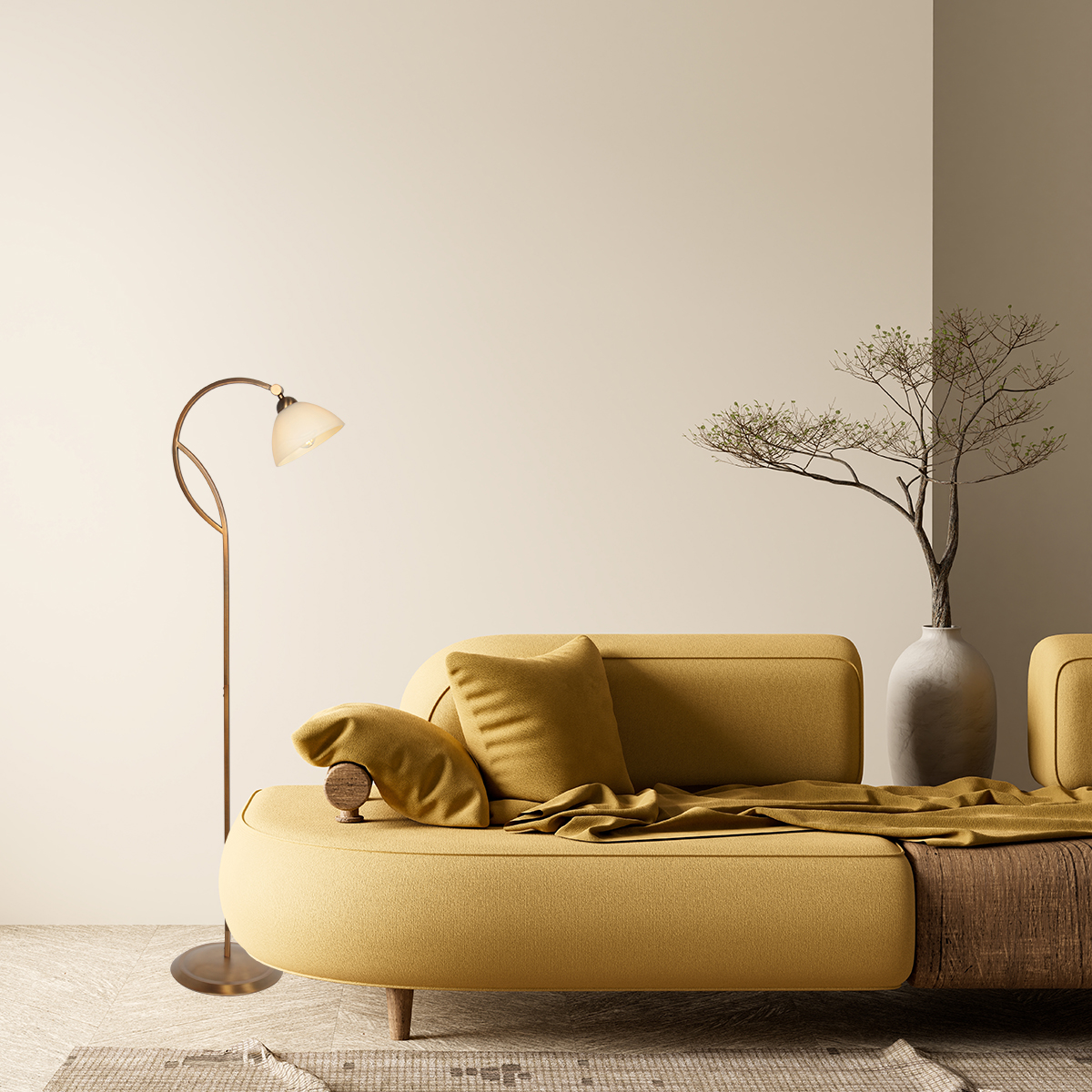 Steinhauer - 4330BR -  Stehlampe Anthea 