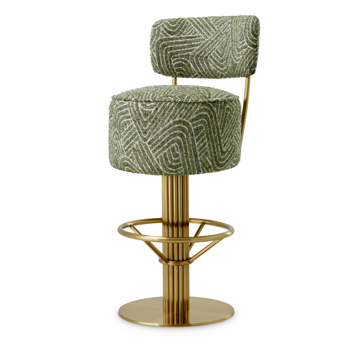 Eichholtz - 120168 - Bar stool Carleton with backrest