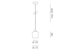 Molto Luce&nbsp;COCKTAiL pendant light&nbsp;110-011123600360d