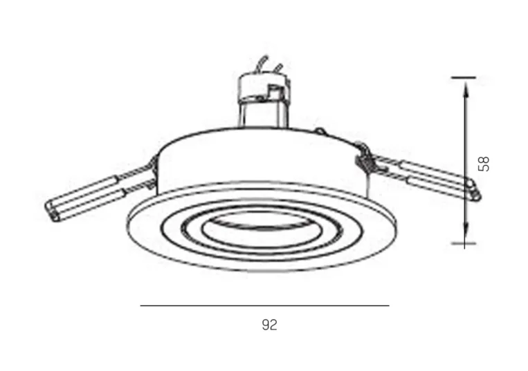 Molto Luce&nbsp;SERIES 3391 HV recessed luminaire&nbsp;8-3391shv