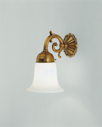 Berliner Messinglampen - A9-01op A - Elector wall light