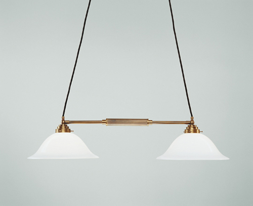 Berliner Messinglampen - D66-38op B - Hängeleuchte Brasserie