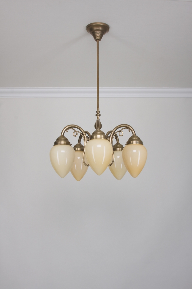 Berliner MessinglampenKronleuchter Mendelssohn