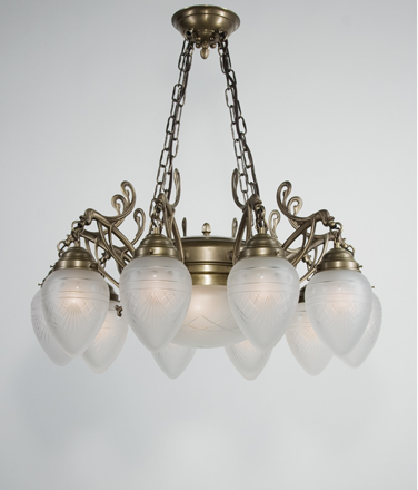 Berliner MessinglampenHängeleuchte Lindenhof