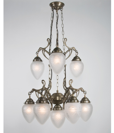 Berliner MessinglampenKronleuchter Lindenhof