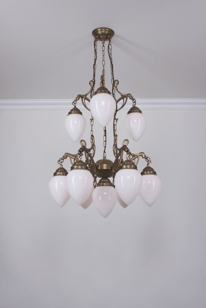 Berliner MessinglampenKronleuchter Lindenhof