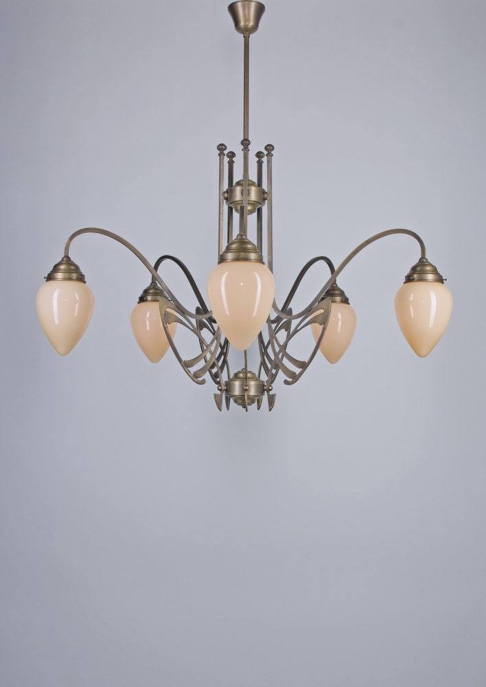 Berliner MessinglampenKronleuchter Monbijou