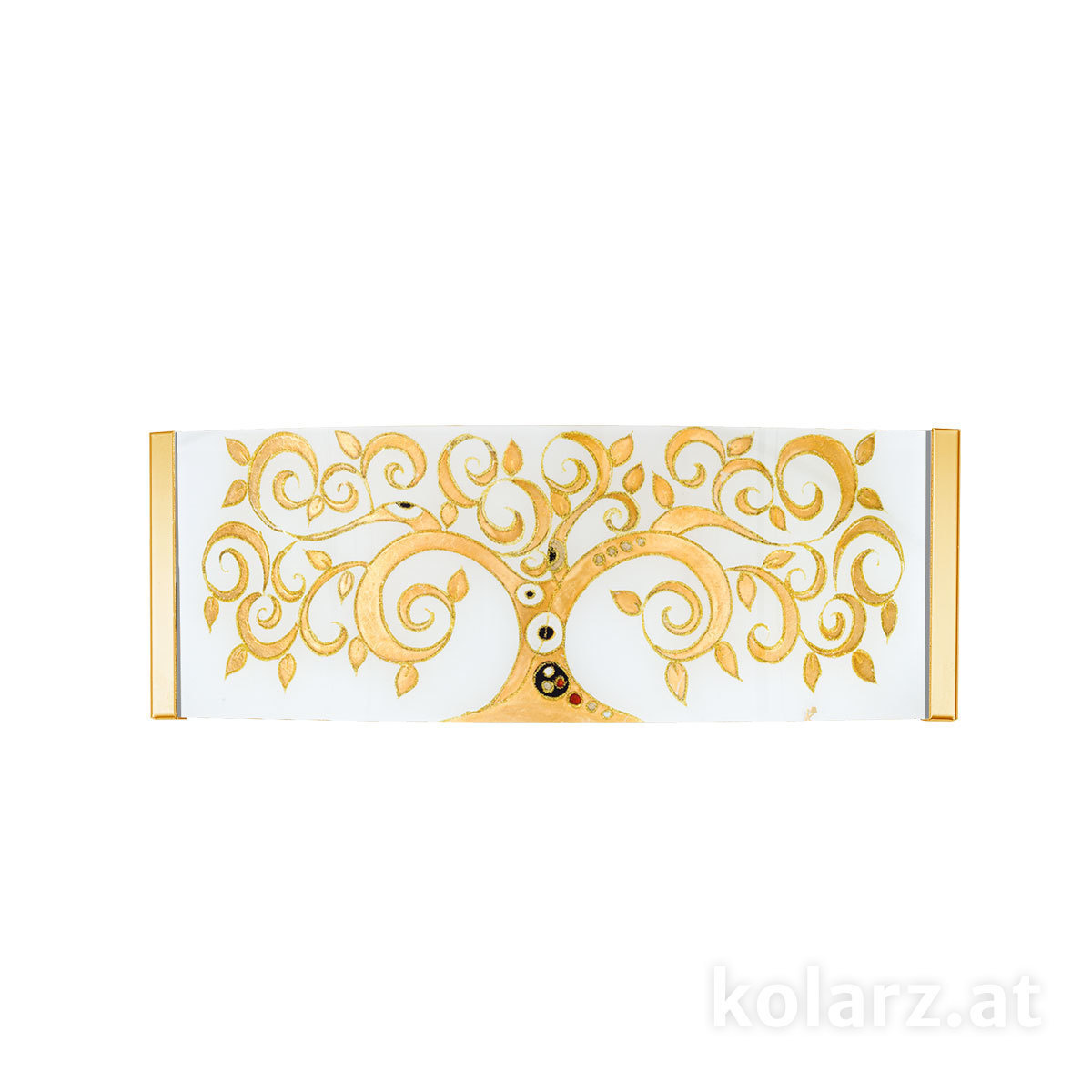 KOLARZ-Austrolux LeuchtenWandleuchte EMOZIONE, Gold 24K, Albero Gold Breite 40 cm, Höhe 20 cm, Ausladung 10 cm, 2 flg., G9, 25 W