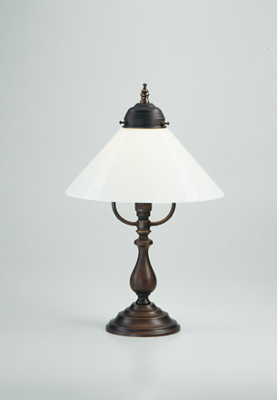 Berliner Messinglampen - V2-25op A - Tischleuchte Contessa