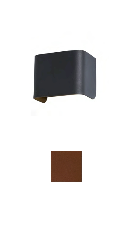 Belid Leuchten - 7393154 - Taurus wall lamp roststructure LED IP54