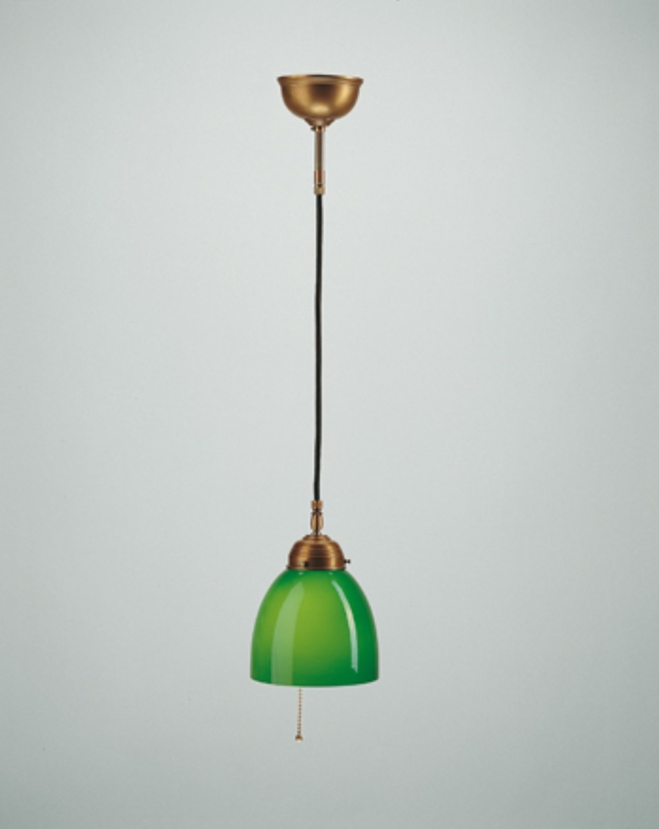 Berliner MessinglampenSchnurpendel Arcadia mit Baldachin