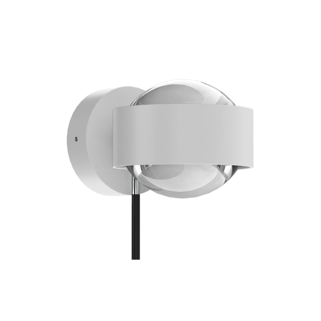 Top Light LeuchtenPuk Mini Wall Plus - LED / matte white / chrome