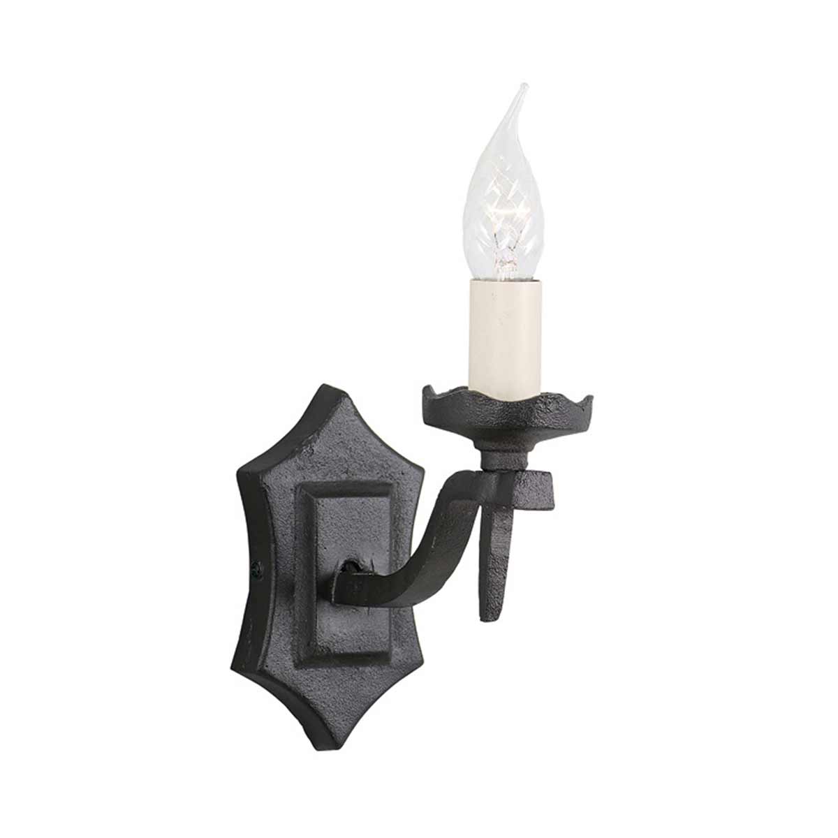 Elstead - RY1B-BLACK - Rectory 1 Light Wall - Black