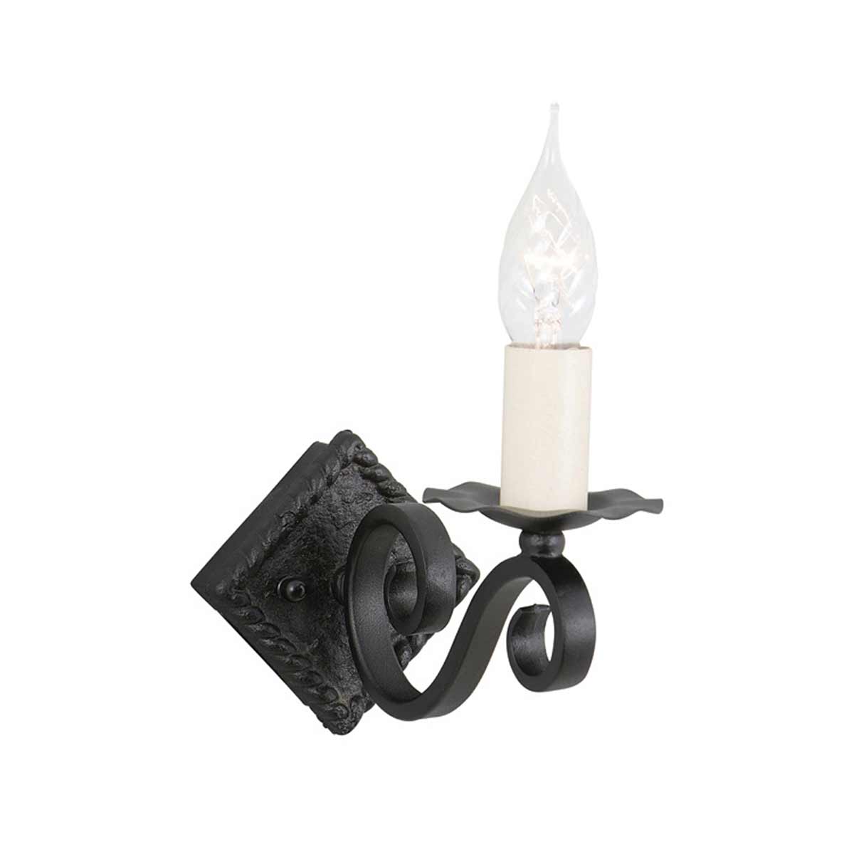 Elstead - RY1A-BLACK - Rectory 1 Light Wall - Black, Cast Iron