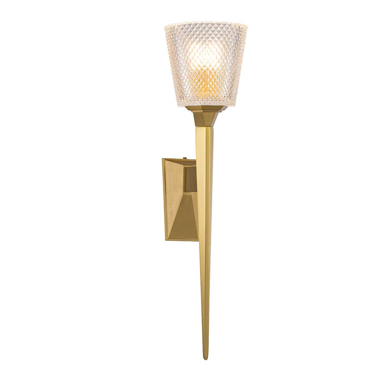 ElsteadVerity 1 light wall lamp - Brushed brass