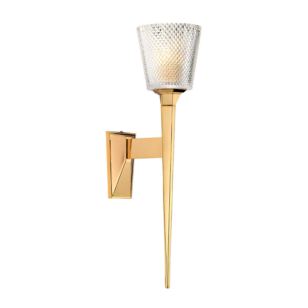 ElsteadVerity 1 light wall lamp - Polished Gold