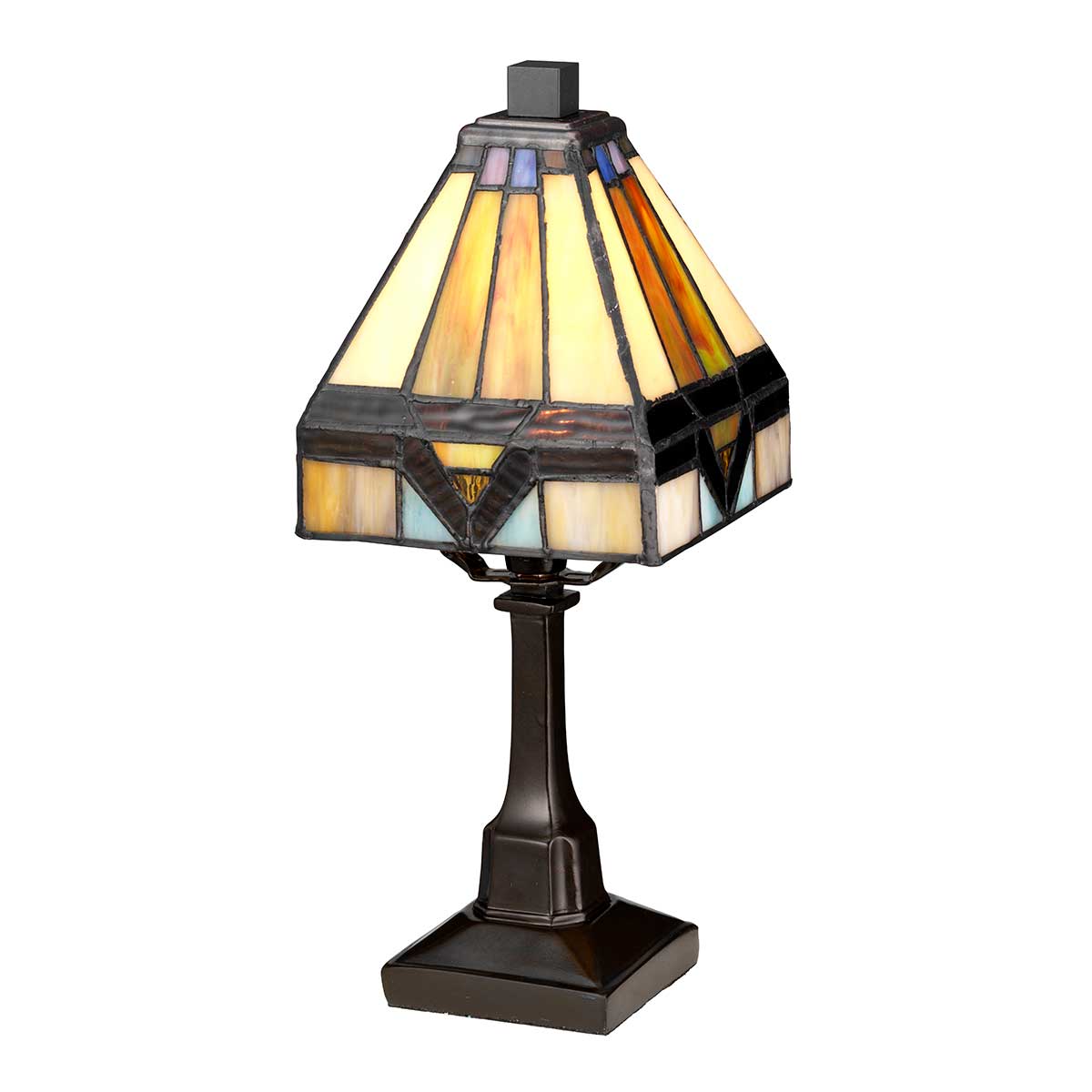 Elstead - QZ-HOLMES-TL - Holmes 1 Light Mini Tischlampe - Vintage Bronze