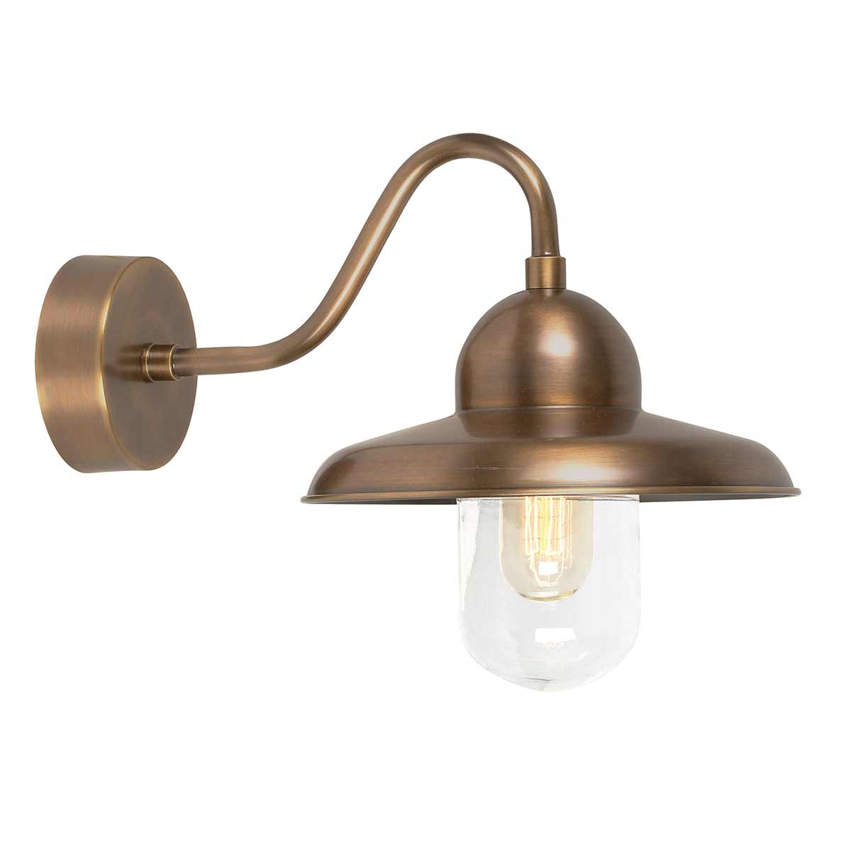 Elstead - SOMERTON-BR - Somerton 1 Licht Wandlaterne - Aged Brass