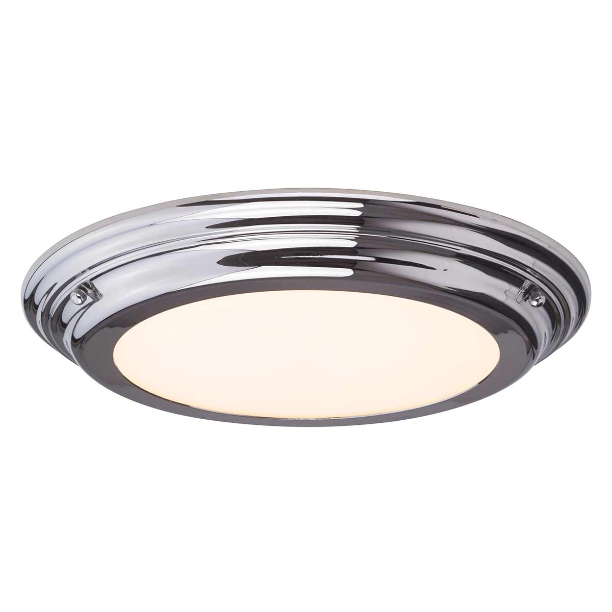 ElsteadWelland 1 light flush - Polished chrome