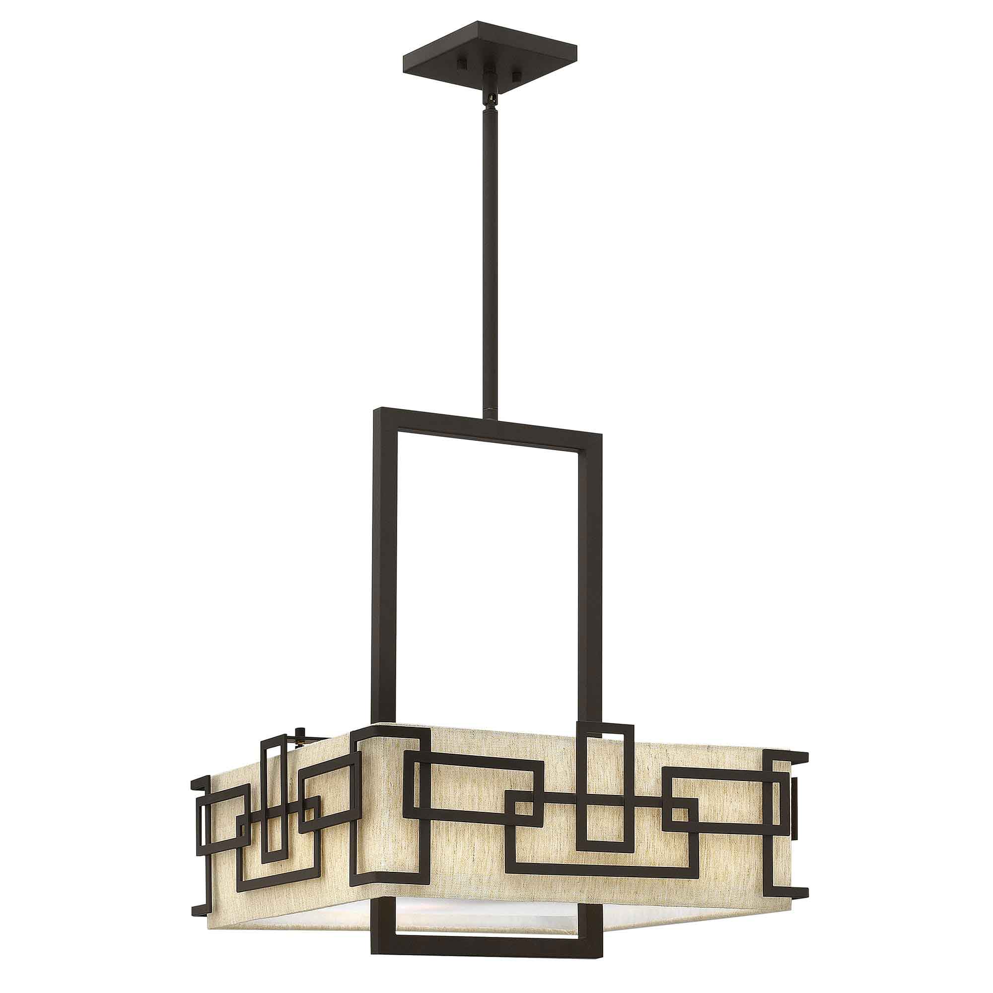 ElsteadLanza 3-Light Pendant Light - Oil-Rubbed Bronze