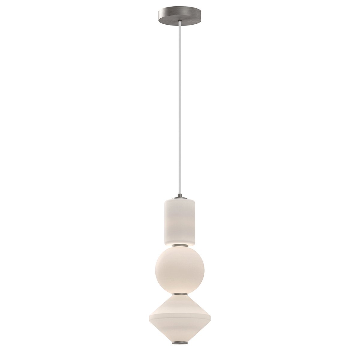 Elstead - ALM-BIJOU-P3-PN - Alora Mood Bijou LED Pendant Light - Brushed Nickel