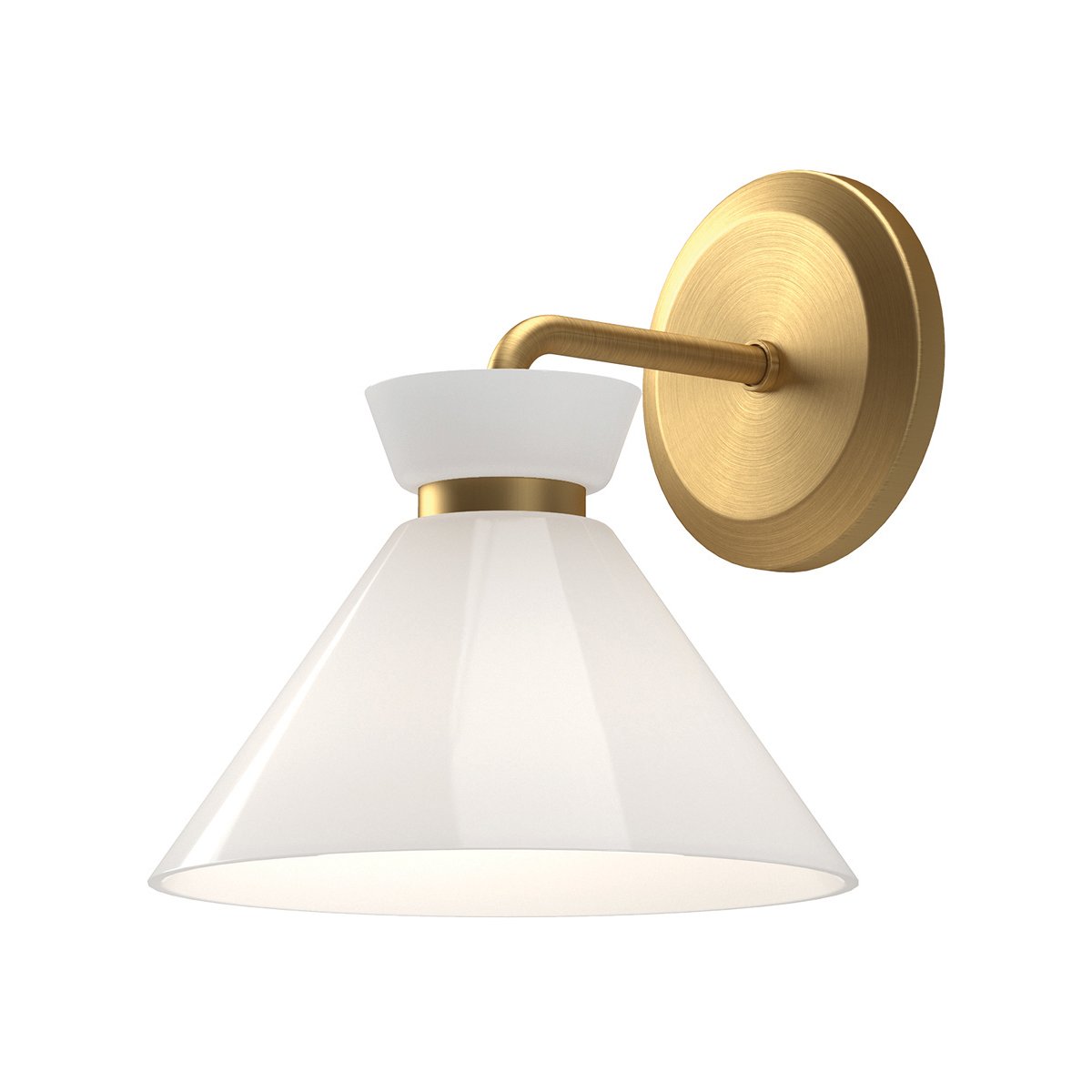 Elstead - ALM-HALSTON-1WB-GD - Alora Halston 1 lt Wall Light - Brushed Gold