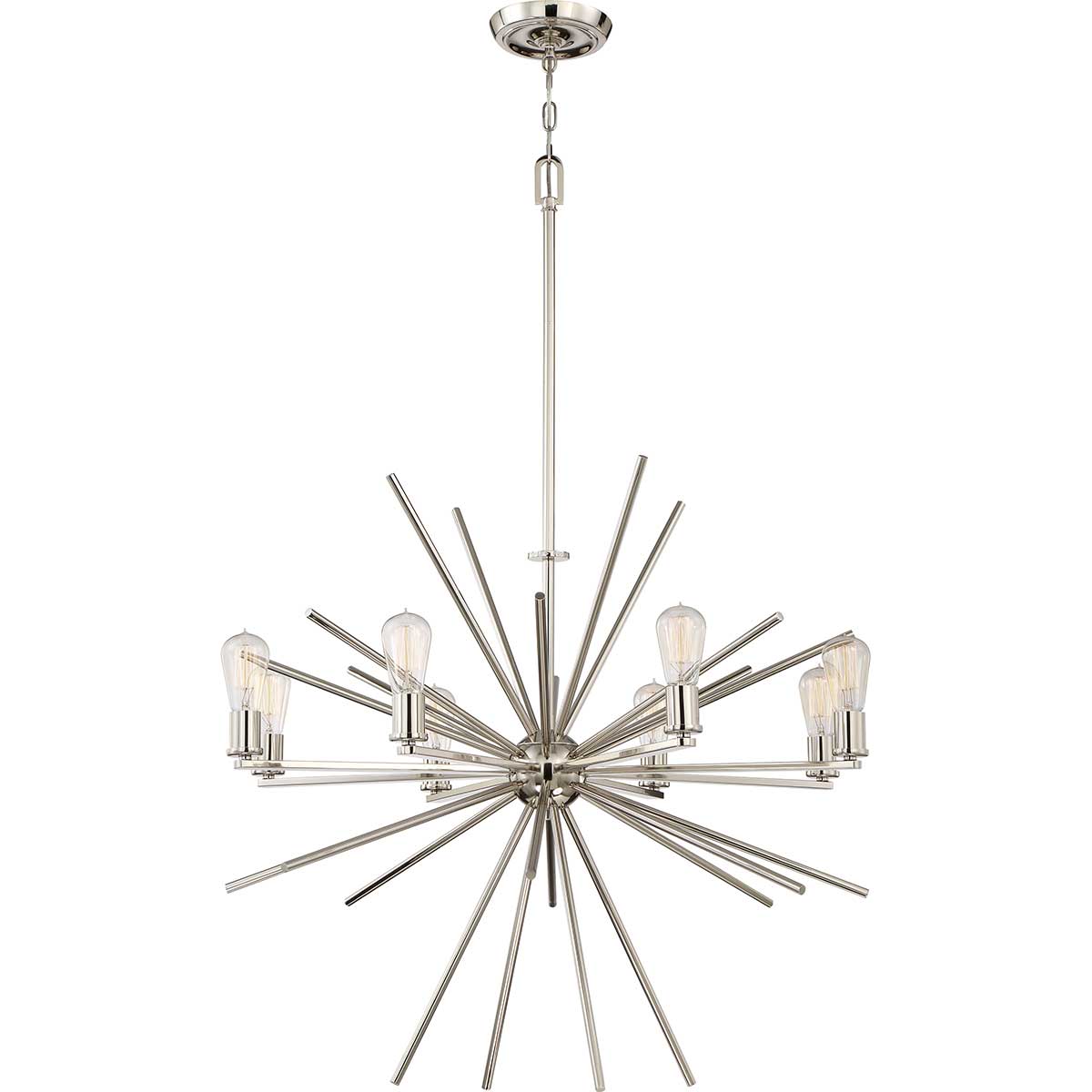 Elstead - QZ-CARNEGIE8-IS - Carnegie 8 Light Chandelier