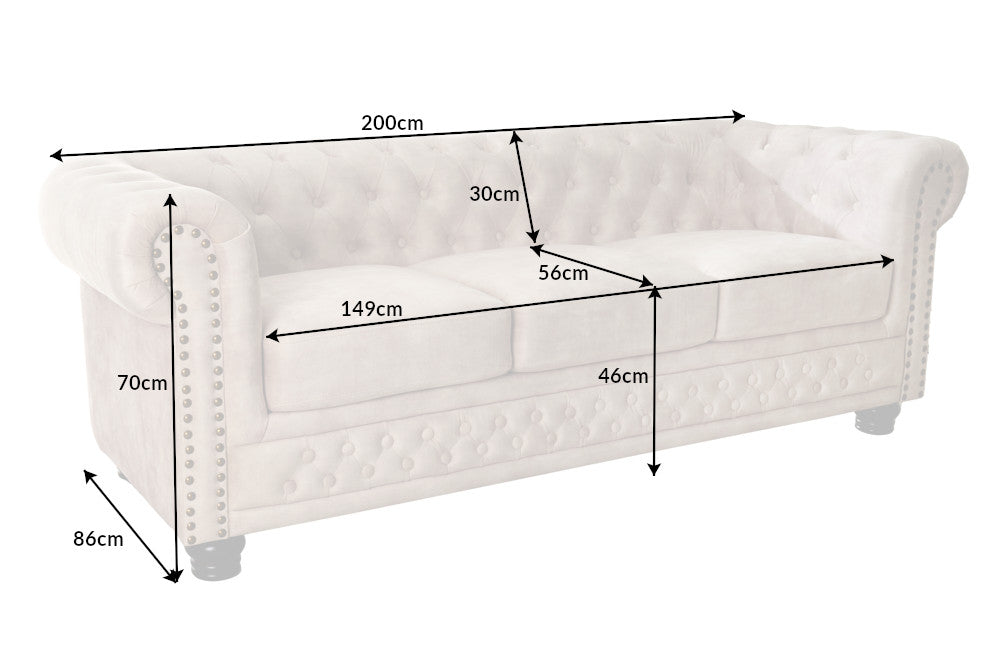 Casa Élite&nbsp;Sofa CHESTERFIELD &nbsp;42310