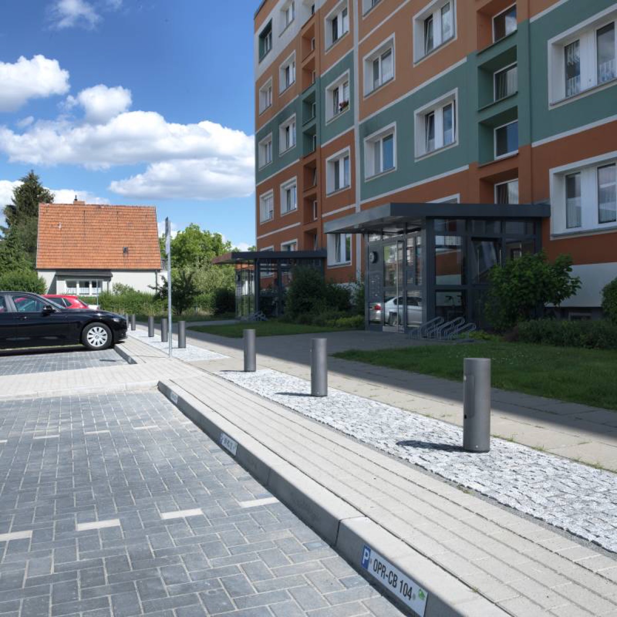Steckdosensäule abschließbar der Firma Albert Leuchten