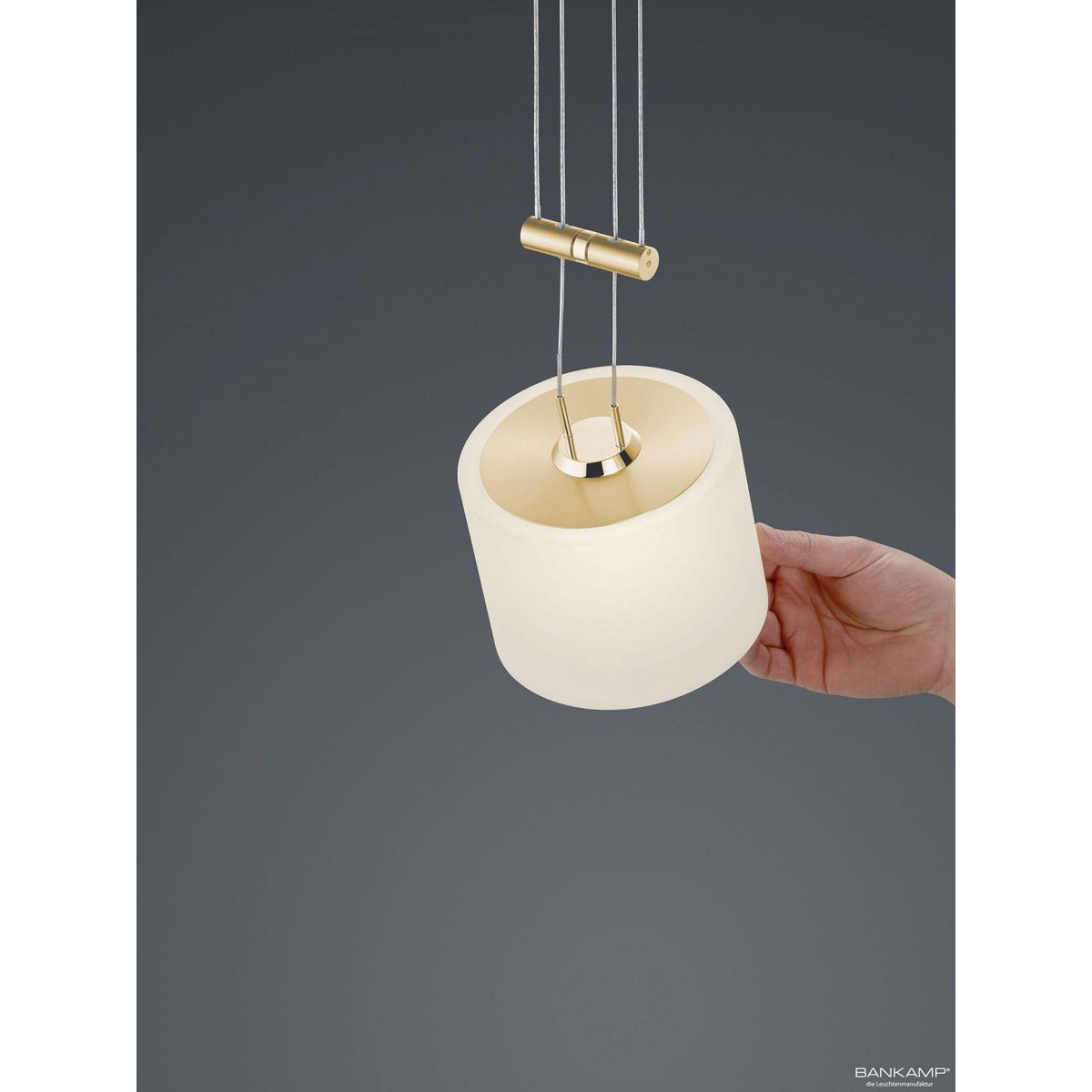 LED-Pendelleuchte Grazia/ 2 flammig der Firma BANKAMP Leuchtenmanufaktur