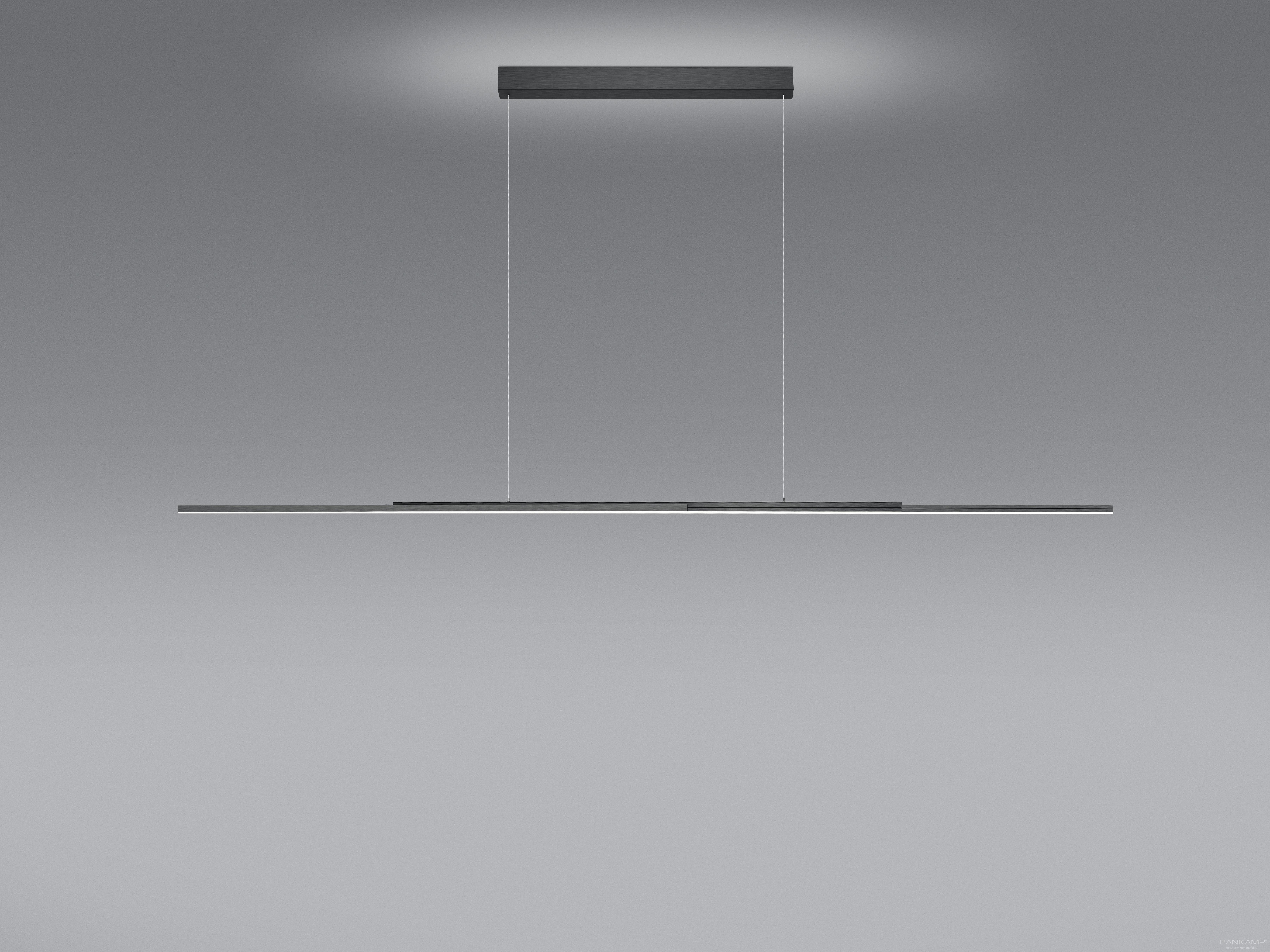 Hängeleuchte, Pendelleuchten & Hängelampen von BANKAMP Leuchtenmanufaktur LED-Pendelleuchte Lightline II flex up + down 2211/1-39