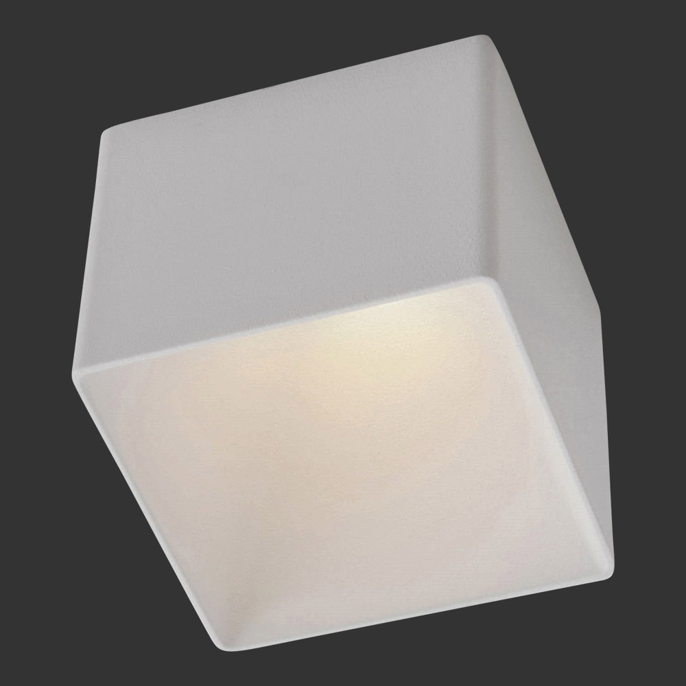 Einbauleuchten & Einbaulampen von dot-spot tuboquar XL LED Deckeneinbauleuchte, mit 60 mm hoher quadratischer Designblende, 70x70 mm 10332.927