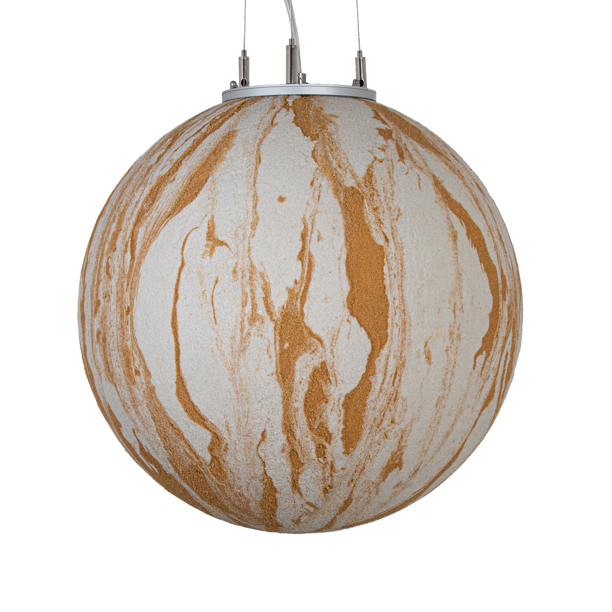 Pendelleuchte Kugel Sahara 80 Pendel Innen 2xE27 der Firma EPSTEIN Design Leuchten