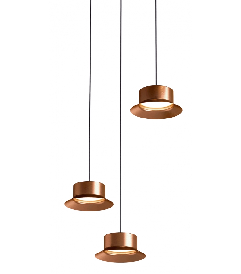 ESTILUZ Leuchtenmaine Pendelleuchte 3er Rondell R40S.3S