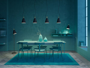 Serie BELLA VON BELID LEUCHTEN von Belid Leuchten von Belid Leuchten Bella Stehleuchte flach HV3550232