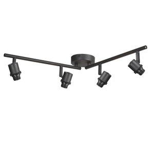 Steinhauer Hängeleuchte, Pendelleuchten & Hängelampen von Steinhauer Deckenstrahler Bambus  4-flammig ohne Schirme 3668ZW