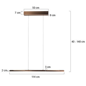 Steinhauer&nbsp;Hängeleuchte Bande &nbsp;3994BR