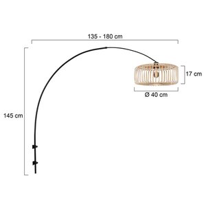 Steinhauer&nbsp;Bogenwandleuchte Sparkled Light&nbsp;4151ZW