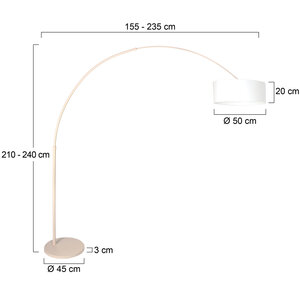 Steinhauer&nbsp;Bogenlampe Sparkled Light &nbsp;4316CR