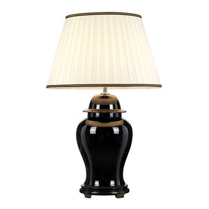 Elstead&nbsp;Chiling Black Table Lamp&nbsp;DL-CHILING-TL-B
