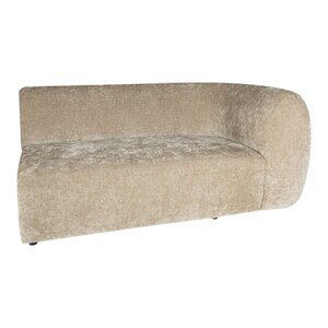 Lujo Sofa Cream Fiore Fabric 2-seater Armrest right