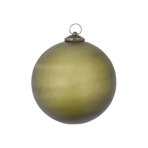 Elian Green round glass globe matte XL