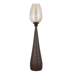 Midi Brown Mango Wood Stormlight Gloss Glass L