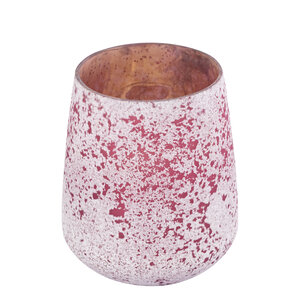 Marcy Pink glass stormlight round shaped rough