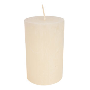 NEW Rustic Candle off-white Pillar 110x60